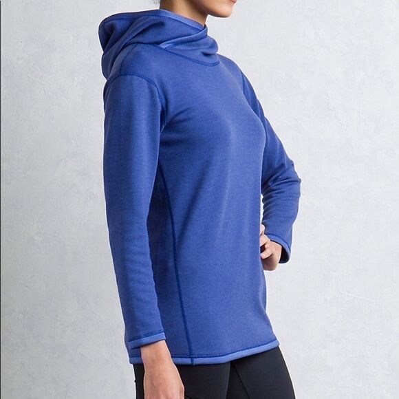 EXOFFICIO WOMEN REVERSIBLE HOODIE, BLUE (B) - Picture 3 of 4